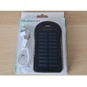 SOLARNI POLNILEC, ZUNANJA BATERIJA 5000mA, 2 x USB IZHOD 5V, POWERBANK
