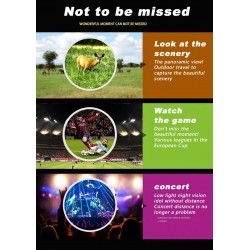 DALJNOGLED SPY, MINIATUREN, Z VELIKO POVEČAVO 80X100