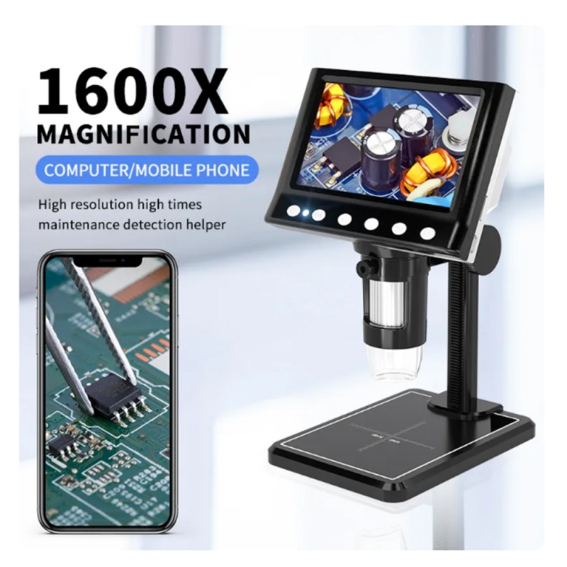 DIGITALNI MIKROSKOP 1600X Z LCD ZASLONOM