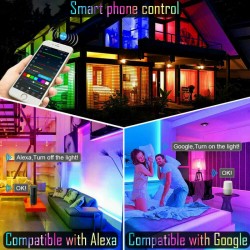 WIFI LED TRAK RGB 10M 2835, VODOTESEN IP 67