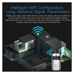 IP WIFI KAMERA DOMOFON ZVONEC BREZŽIČEN, DELUJE NA 220V