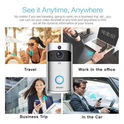 IP WIFI KAMERA DOMOFON ZVONEC BREZŽIČEN, DELUJE NA 220V