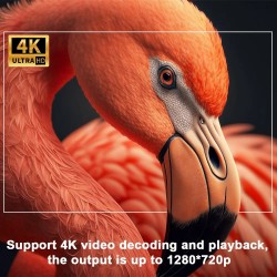 WIFI VIDEO LED PROJEKTOR 4K, ANDROID 14, HIŠNI KINO, VIDEOPROJEKTOR