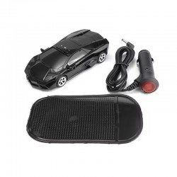 RADAR DETEKTOR 16 BAND SKRIT V OKRASNEM AVTOMOBILČKU LAMBORGHINI