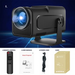 WIFI SMART VIDEO LED PROJEKTOR 4K, ANDROID 14, HIŠNI KINO,10000LM
