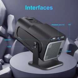 WIFI SMART VIDEO LED PROJEKTOR 4K, ANDROID 14, HIŠNI KINO,10000LM