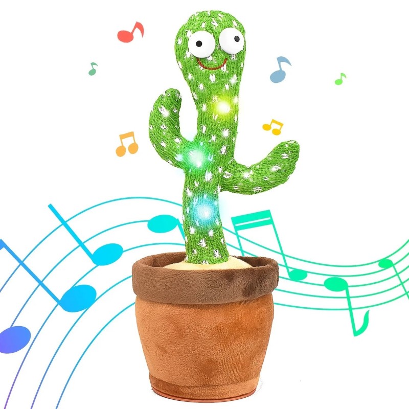 ČAROBNI PLESOČI POJOČI KAKTUS, DARILO ZA OTROKA, ODRASLE