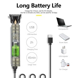 AKUMULATORSKI BRIVNIK, STRIŽNIK ZA LASE IN BRADO – PRIREZOVALNIK