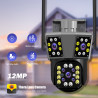 PRO IP VRTLJIVA KAMERA 12MP, 6K, VGRAJENE 3 KAMERE, SLEDI STORILCU