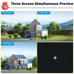 PRO IP VRTLJIVA KAMERA 12MP, 6K, VGRAJENE 3 KAMERE, SLEDI STORILCU