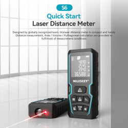 PRO DIGITALNI LCD LASERSKI MERILNIK RAZDALJE DO 50m