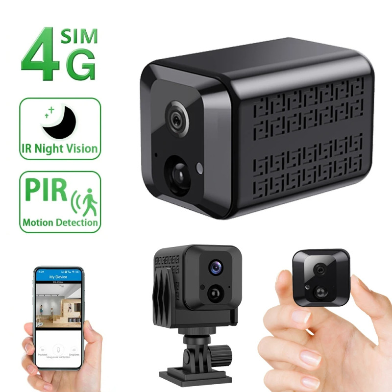 4G SPY KAMERA, DELUJE NA SIM KARTICO, NEOMEJEN DOMET