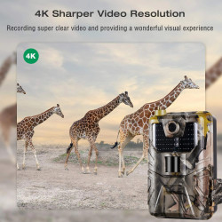 LOVSKA KAMERA 4G SLIKA V ŽIVO, 30MP, 4K, CLOUD MODEL