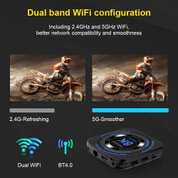 SMART ANDROID 13.0 TV BOX 4G RAM 32 GB ROM QUAD CORE 1080p 8K