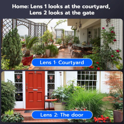 PRO IP VRTLJIVA KAMERA 6MP, 4K, VGRAJENI 2 KAMERI, SLEDI STORILCU