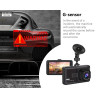 AVTO KAMERA SLIM FULL HD 1080p ZA SNEMANJE POTI, VELIK 3 INCH ZASLON