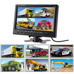 AVTO KAMERA ZA VZVRATNO VOŽNJO 9 inch LCD, 4 KAMERE 4 SLIKE NA ZASLONU