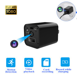 SPY HD 1080p KAMERA V POLNILCU USB, DELUJE NA 230V