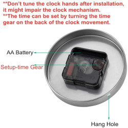 VELIKA 3D STENSKA URA, STENSKA NALEPKA, STENSKA DEKORACIJA, DO 130 cm