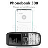 MINI MOBILNI TELEFON 2xSIM- ČRNE BARVE