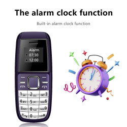 MINI MOBILNI TELEFON 2xSIM- ČRNE BARVE