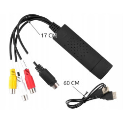 SNEMALNIK S-VIDEO IN CHINCH NA USB 2.0, VIDEO GRABBER