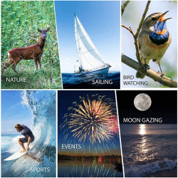 MONOKULARNI DALJNOGLED 80 X 100 S STOJALOM IN NASTAVKOM ZA TELEFON