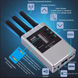 PROFI NAPRAVA ZA ODKRIVANJE PRISLUŠKOVALNIH NAPRAV OD 0-8GHz