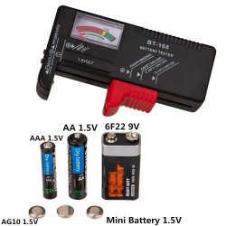 TESTER BATERIJ AA AAA C D...