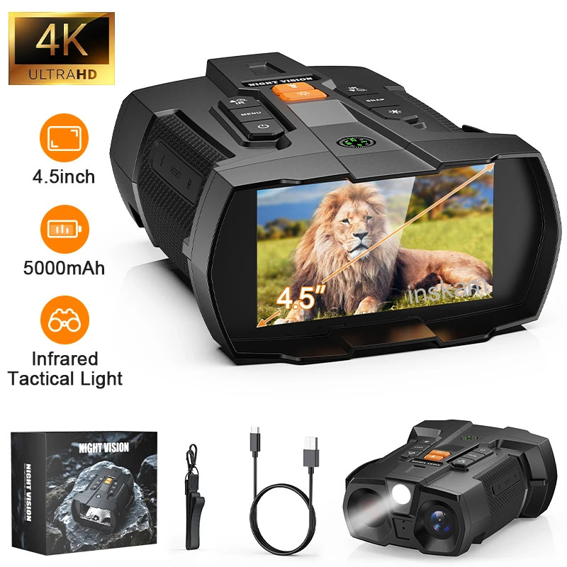 4K PRO LOVSKI NOČNI DALJNOGLED 48MP ZA LOV, SNEMA VIDEO, SLIKA