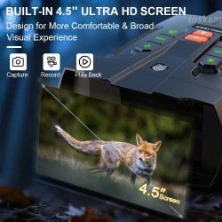 4K PRO LOVSKI NOČNI DALJNOGLED 48MP ZA LOV, SNEMA VIDEO, SLIKA