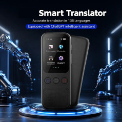 AI PREVAJALNIK, 148 JEZIKOV, SLOVENSKI JEZIK, WIFI, AI ChatGPT