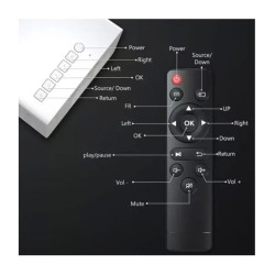VIDEO PROJEKTOR LED 3D FULL HD 1080p HIŠNI KINO VIDEOPROJEKTOR