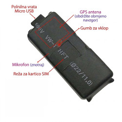 GPS 4G SLEDILNA NAPRAVA + PRISLUŠKOVALNA NAPRAVA