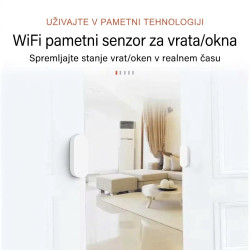 WIFI HIŠNI ALARM ZA VRATA,OKNA- DOBITE OBVESTILO O VDORU