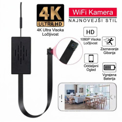 SPY IP WIFI KAMERA 4K, ŽIVO...