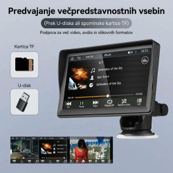 MULTIMEDIJSKI AVTO PREDVAJALNIK 7 INCH + CESTNA NAVIGACIJA + FM RADIO