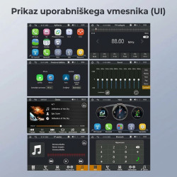 MULTIMEDIJSKI AVTO PREDVAJALNIK + CESTNA NAVIGACIJA + VZVRATNA KAMERA