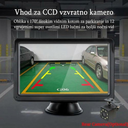 MULTIMEDIJSKI AVTO PREDVAJALNIK + CESTNA NAVIGACIJA + VZVRATNA KAMERA