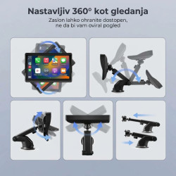 MULTIMEDIJSKI AVTO PREDVAJALNIK + CESTNA NAVIGACIJA + VZVRATNA KAMERA