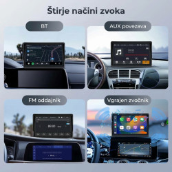 MULTIMEDIJSKI AVTO PREDVAJALNIK + CESTNA NAVIGACIJA + VZVRATNA KAMERA